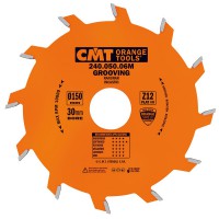 CMT Industrial Grooving Saw Blade 150 dia x 2 kerf x 30 bore Z12 FLAT